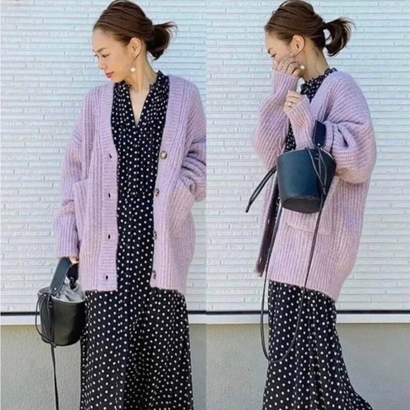 NWT ZARA Blogger Fav. Patch Pocket Knit Jacket - Picture 4 of 12